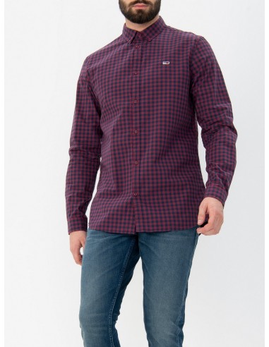TOMMY JEANS GINGHAM LONG SLEEVE SHIRT
