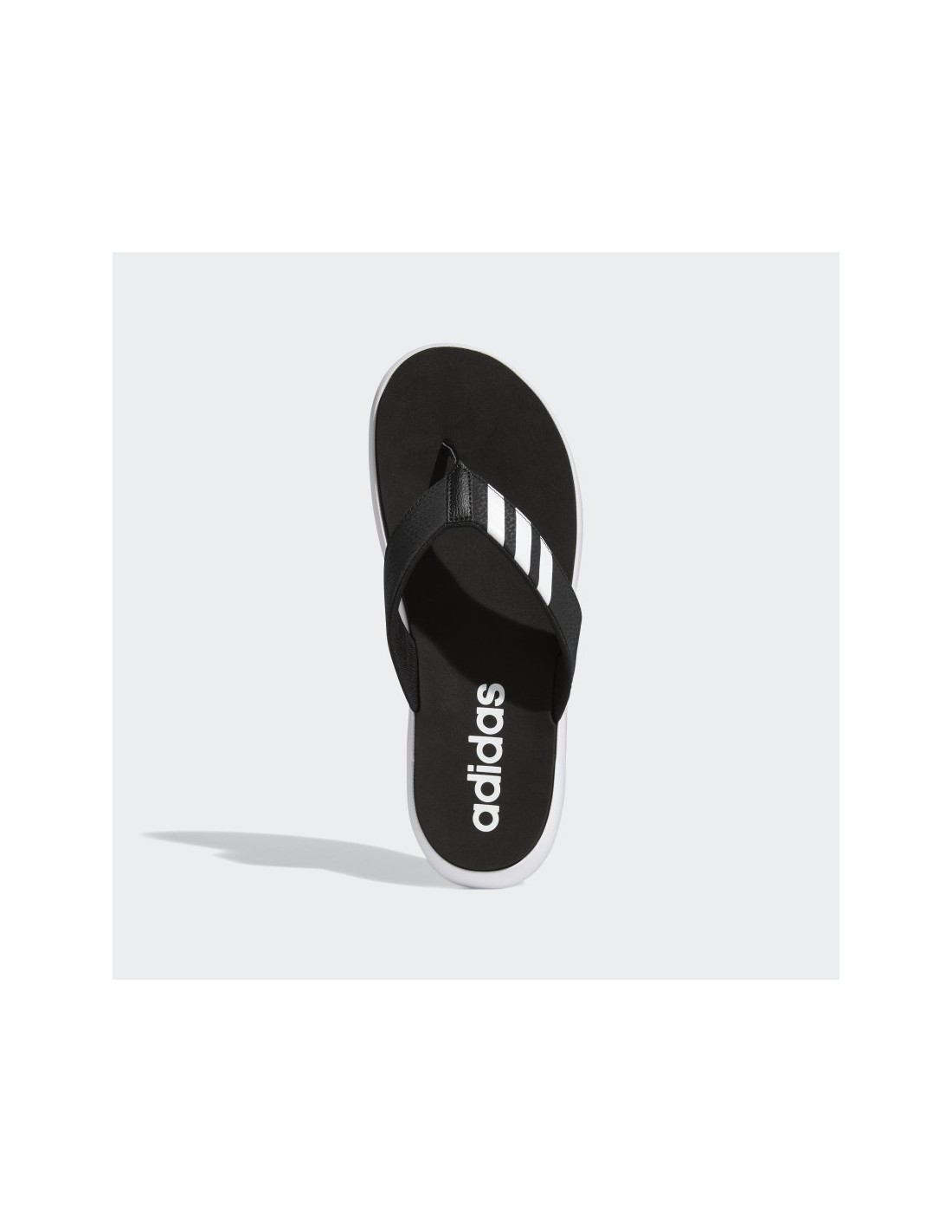 Adidas chanclas Hawaiana Confort Talla 7 Color CORE BLACK / CLOUD WHITE /  COR