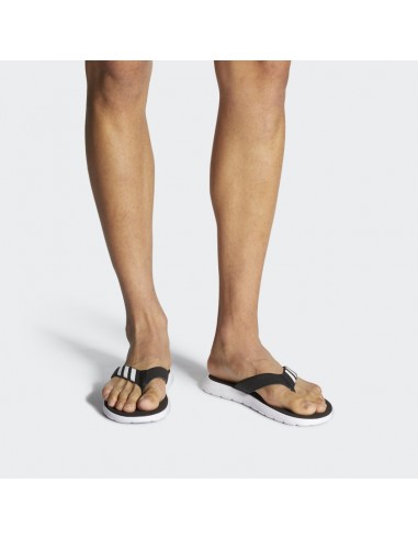 Adidas chanclas Hawaiana Confort Talla 7 Color CORE BLACK / CLOUD WHITE /  COR