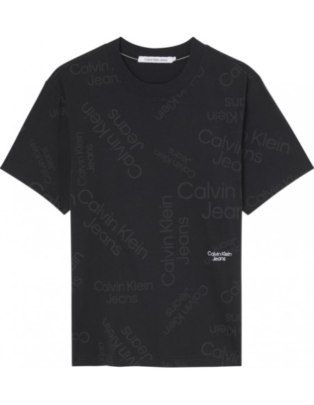 Camiseta de manga corta, cuello redondo para hombre de la marca Calvin Klein Jeans. Vista general