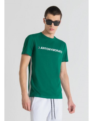 Adelantar alto solidaridad Camiseta de manga corta | Antony Morato Talla S Color FLAG GREEN