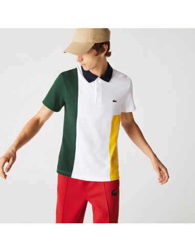 Lacoste colour block polo shirt