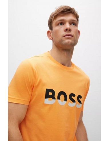 Camiseta de algodón de Boss