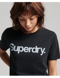 Camiseta con logo Superdry