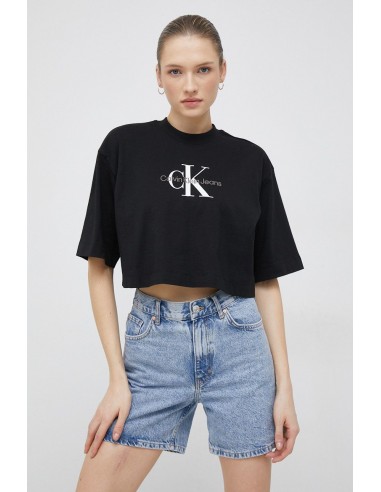 Calvin Klein Monogram Cropped T-shirt