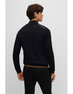 Organic cotton zip-neck... 2