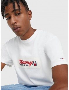 Camiseta con logo retro de...