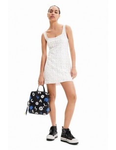 Short lace dress by Desigual 2