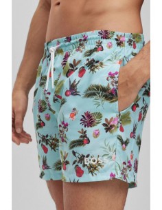 Boss floral print swim shorts 2
