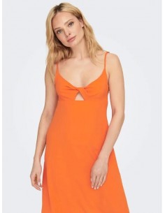 Short dress with knot...