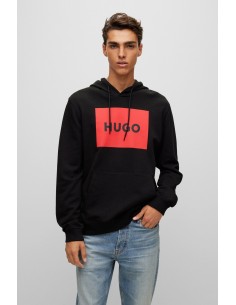 Hugo fleece sweatshirt with...