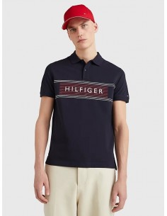 Polo de corte regular con...