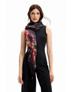 Desigual rectangular scarf...