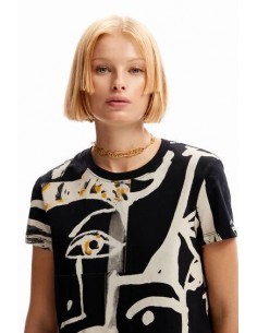 Desigual face print t-shirt... 2