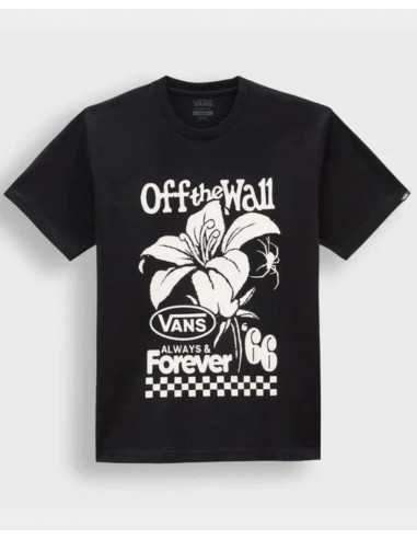 Camiseta Petal and Pest de Vans Talla XS Color BLACK