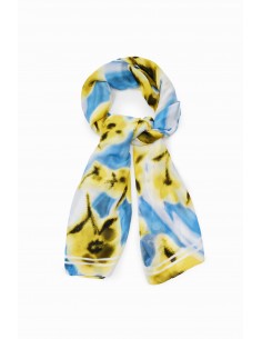 Rectangular floral scarf by... 2
