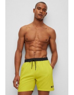 BOSS Contrast Logo Swimsuit