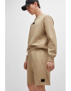 Relaxed fit cotton fleece...