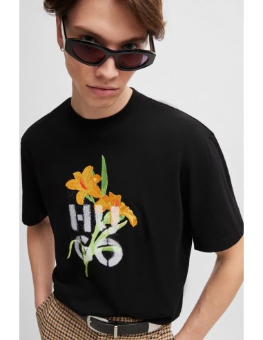 Camiseta de corte relajado de punto...