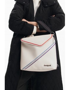 Cleo White Jersey Backpack...