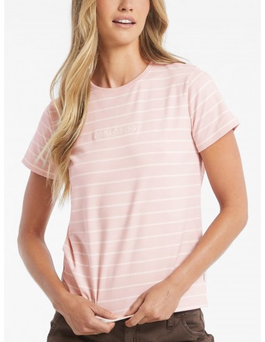 Camiseta clásica a rayas con logotipo...