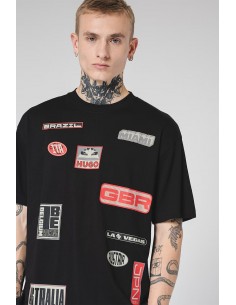 Camiseta HUGO x RB oversize...