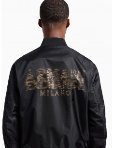 Satin Bomber Jacket with...