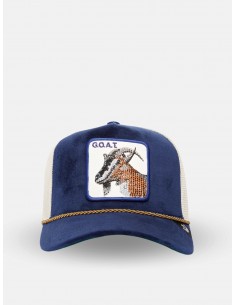 Black Goat trucker cap by...
