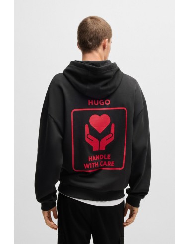 Prenda con capucha en felpa de...