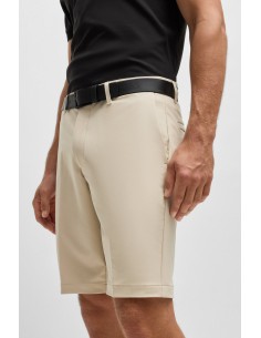 Shorts slim fit de tejido...