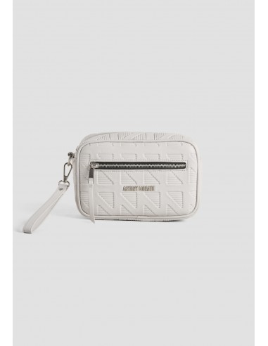 Neceser en piel sintética de Antony Morato Talla UNICA Color GHIACCIO