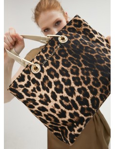 Animal print shopper bag by...
