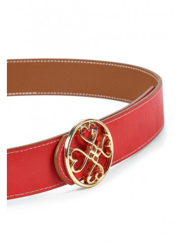 Reversible clover heart belt by Lola...