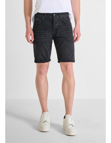 "Argon" slim-fit denim shorts in...
