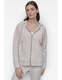 DKNY Two-Tone Logo Zip-Up... 2