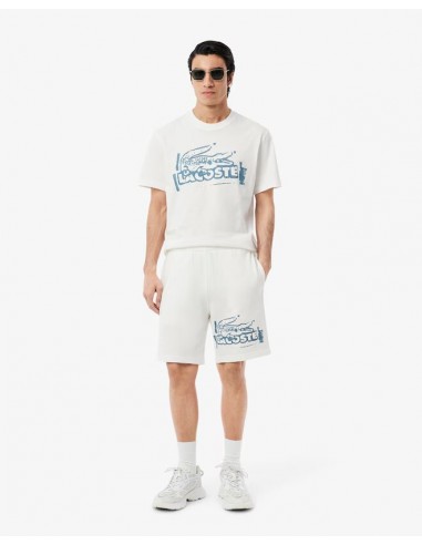 Lacoste Graphic Cotton Fleece Shorts