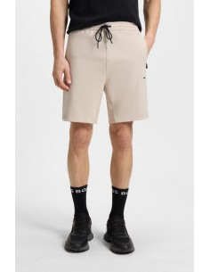 Shorts de algodón elástico...