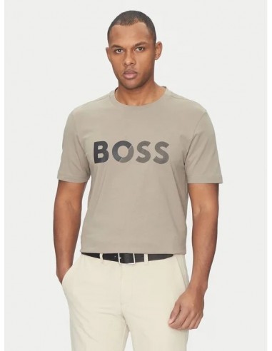 Camiseta de punto de algodón con logo...