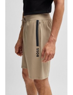 Boss Logo Print Cotton...