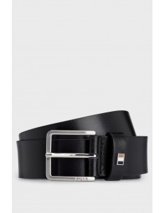 Italian-leather belt with...