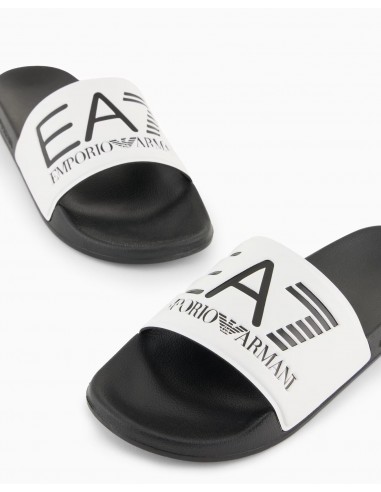 Chanclas con maxilogotipo de EA7
