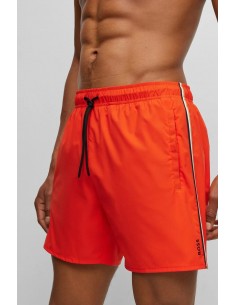 Logo and Stripe Swim Shorts... 2