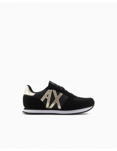 Armani Exchange Microfiber Logo Sneakers