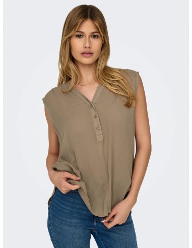 OnlJette Sleeveless Flowy Top by Only