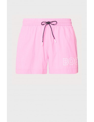 Boss logo swim shorts in quick-dry...
