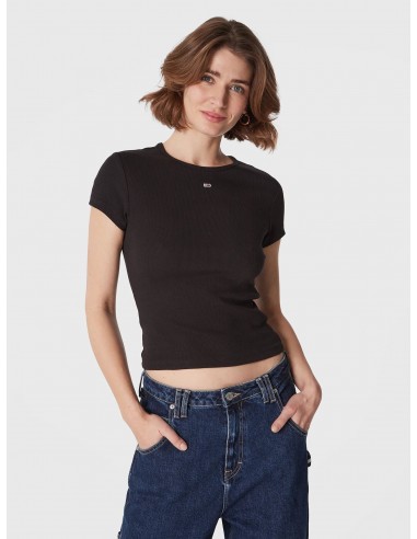 CAMISETA ESSENTIAL RIB DE TOMMY JEANS