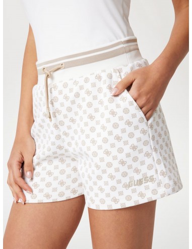 Pantalón corto estampado en efecto...