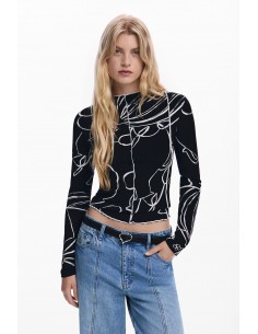 Camiseta siluetas jarrones...