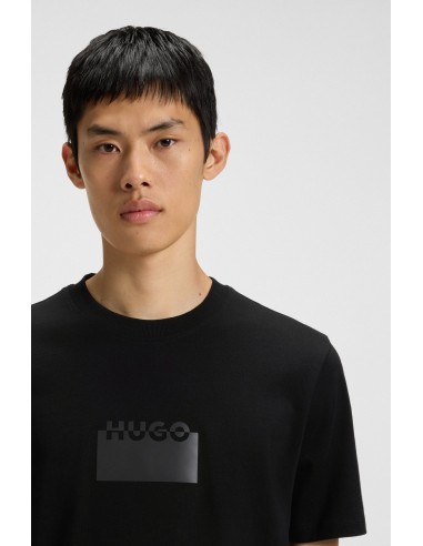 Camiseta de punto de algodón con logo...