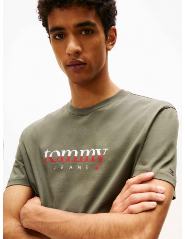 Tommy Jeans Logo Crew Neck Knit T-Shirt